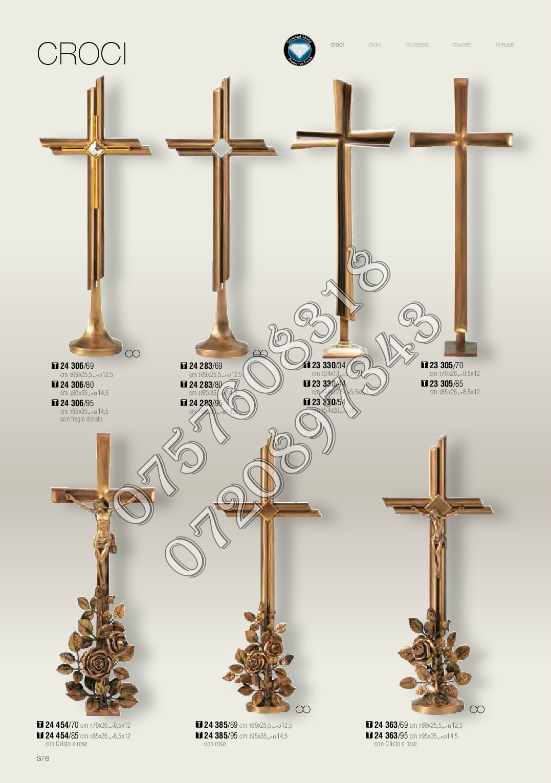crucifixuri din bronz